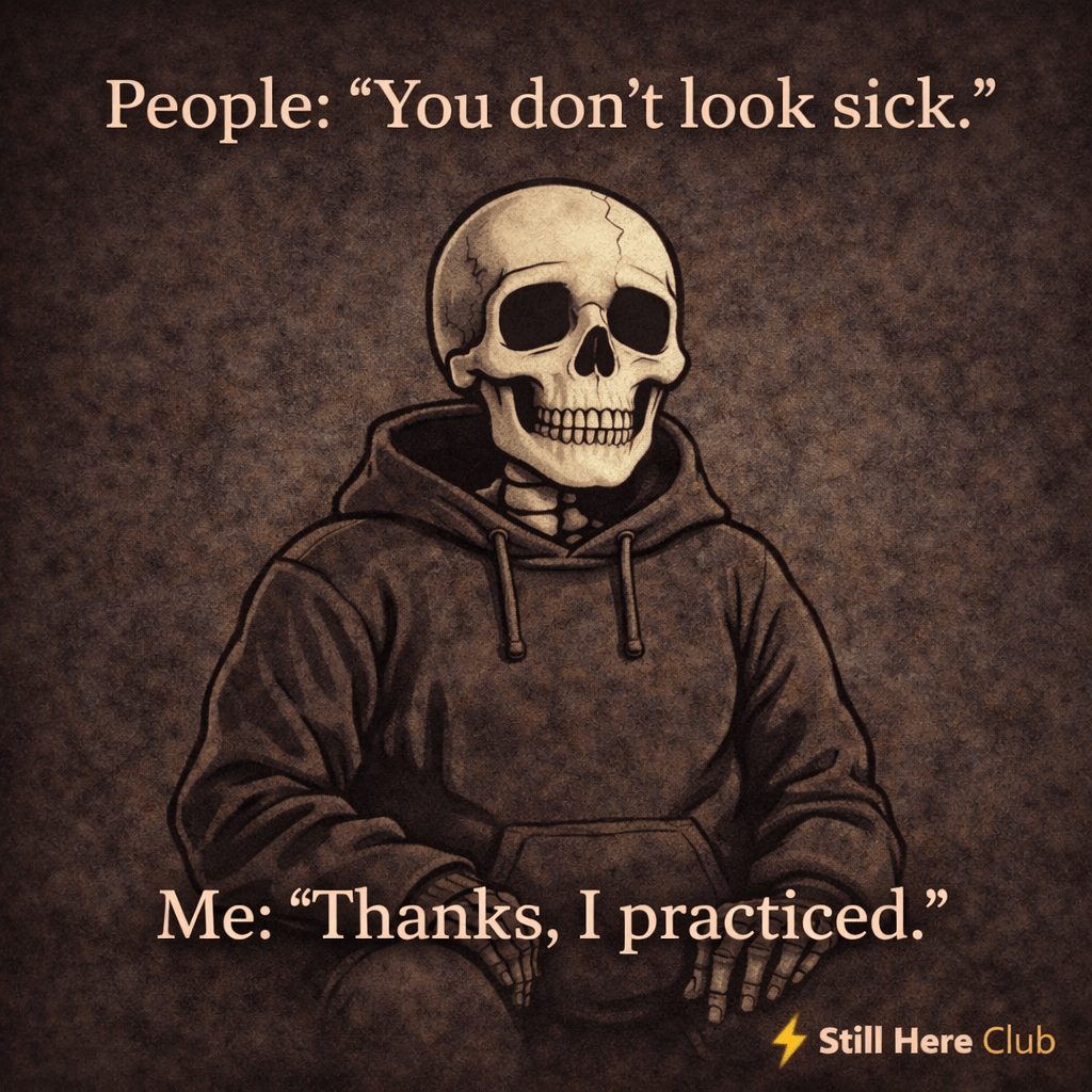 Why “You Don’t Look Sick” Is Such a Weird Sentence